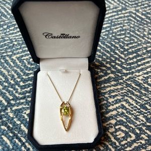 Custom necklace from Bainbridge Island artist Castellano.